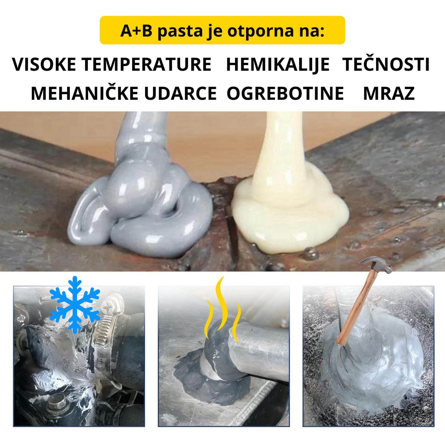 AB pasta za hladno zavarivanje