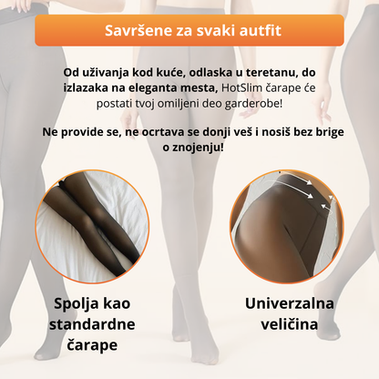 Termo čarape koje zatežu telo