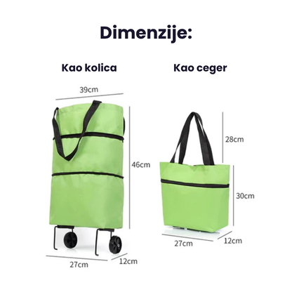 3 u 1 ceger-kolica za kupovinu 1 + 1