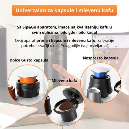Sip&Go - Prenosivi Espresso Aparat