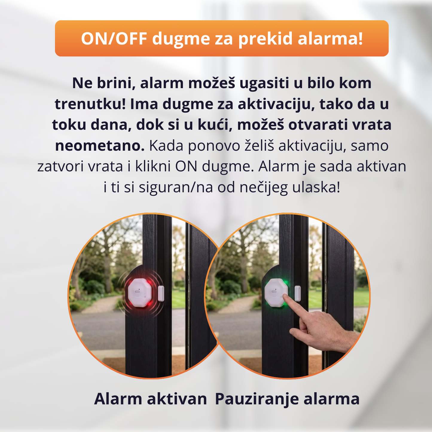 AlertPlus - Ultra snažni slim alarm