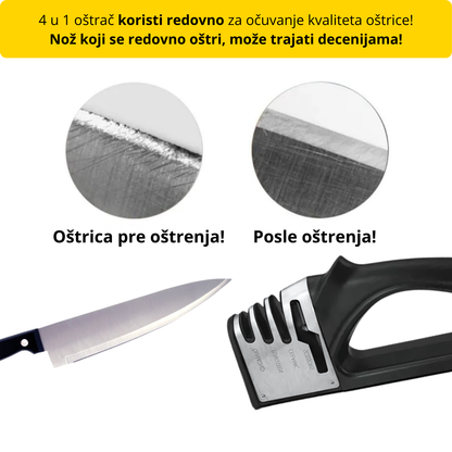 4 u 1 oštrač za noževe i makaze