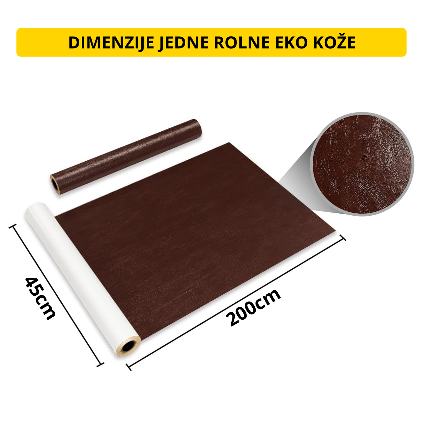 Eko koža za reparaciju 200x45cm