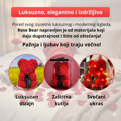 Rose Teddy - Plišani medvedić od ruža