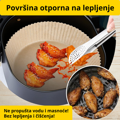 Papirne korpice za AirFryer - 50 komada