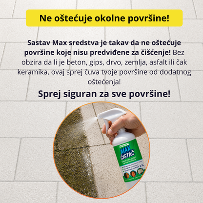 MaxClean - Sredstvo za čišćenje spoljašnjih površina - 1 + 1 Gratis