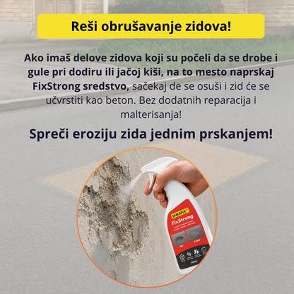 FixStrong - Lepak za popravku rupa i zidova - 1+1 Gratis