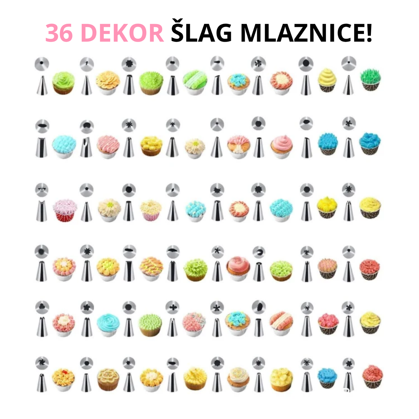 Rudolfov set za dekoraciju torti i kolača