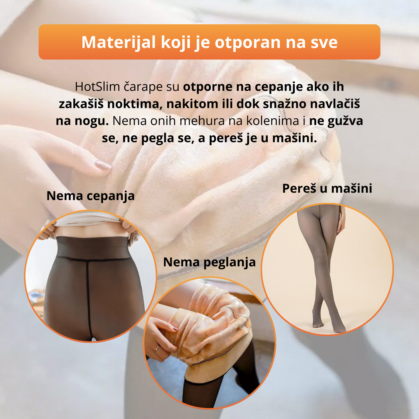 Termo čarape koje zatežu telo