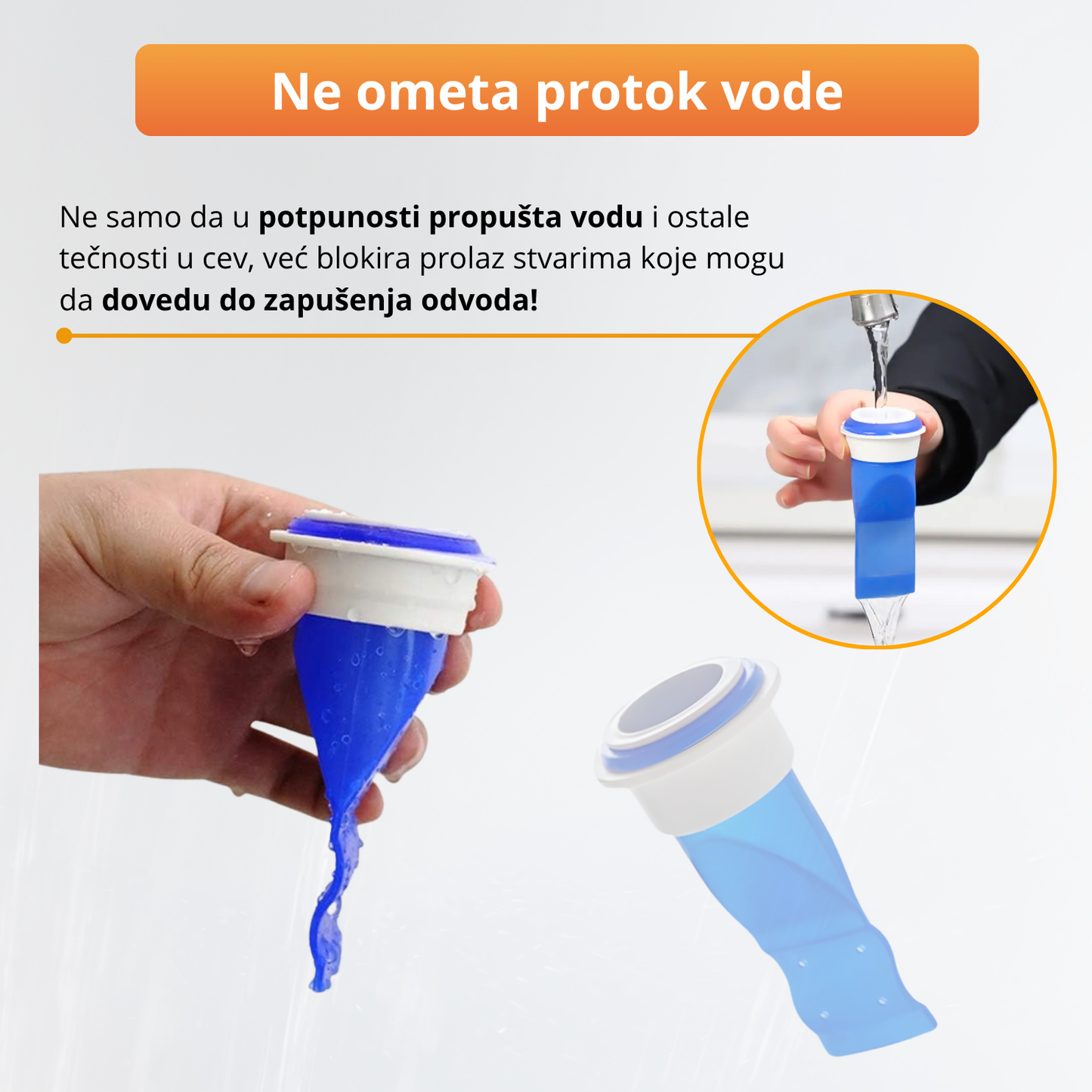 Plavi filter za neprijatne mirise i insekte