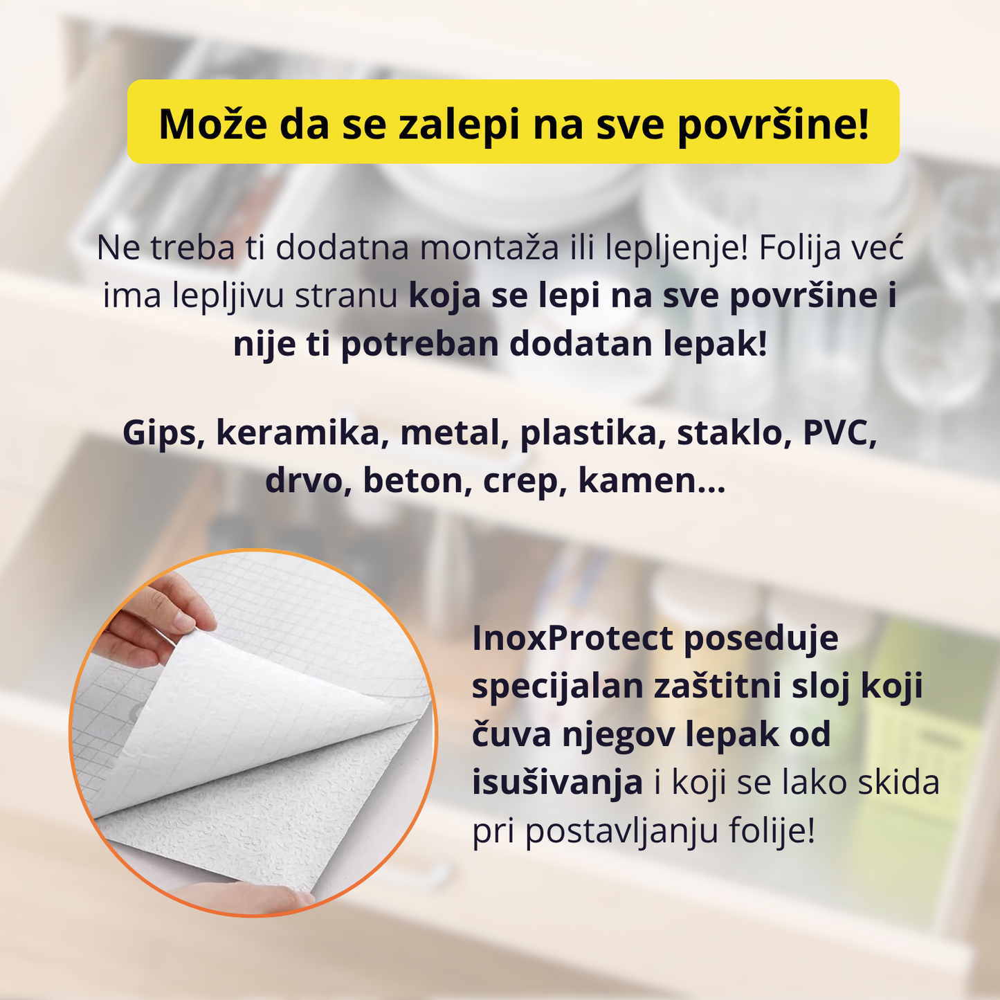InoxProtect - 3u1 folija za zaštitu površina
