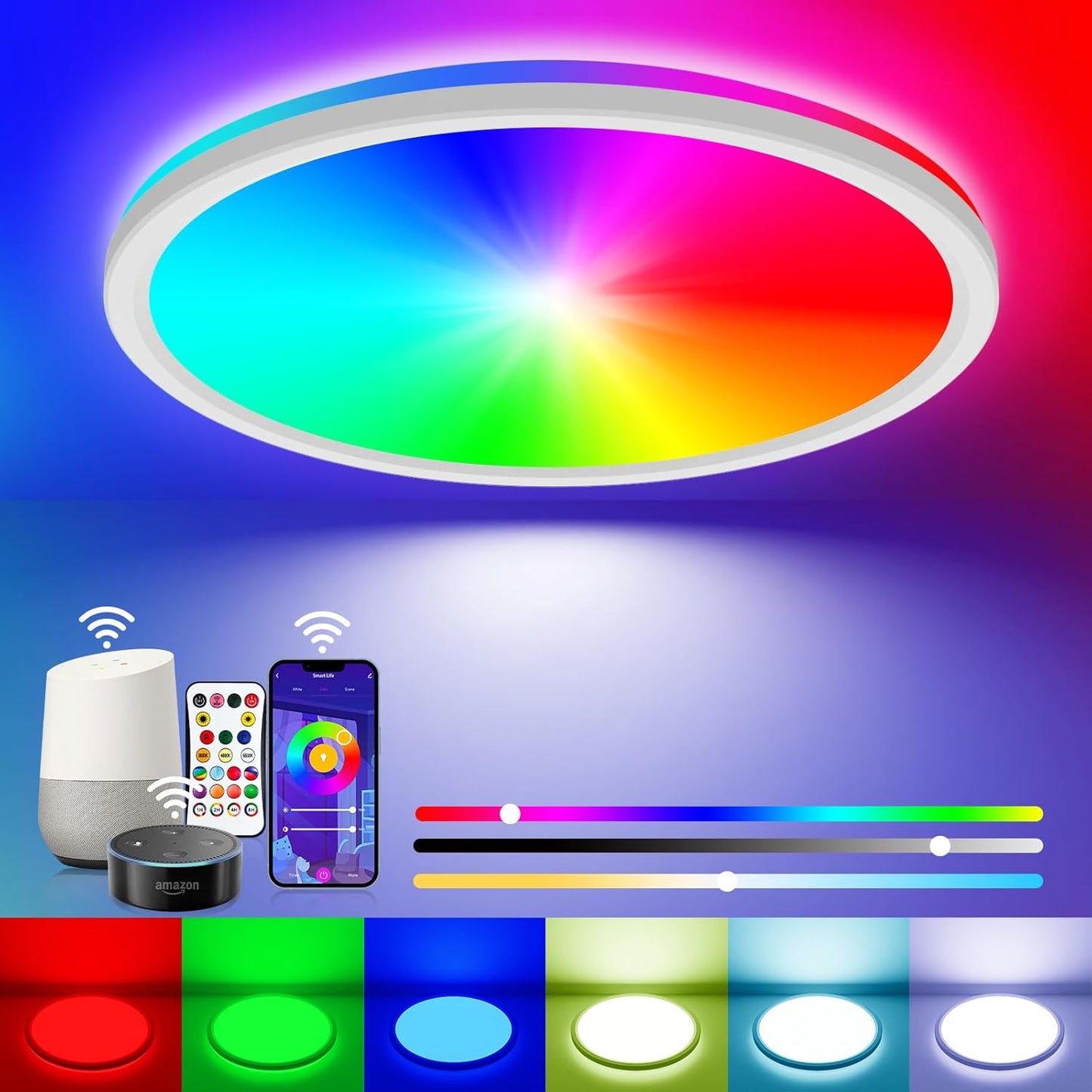 Smart LED plafonjera sa aplikacijom