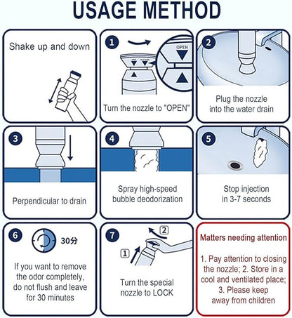 Japanska pena za čišćenje sifona