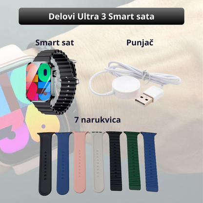 Ultra 3 Smart - Pametni sat sa 7 narukvica