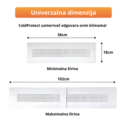 ColdProtect - Usmerivač klime 1+1 Gratis