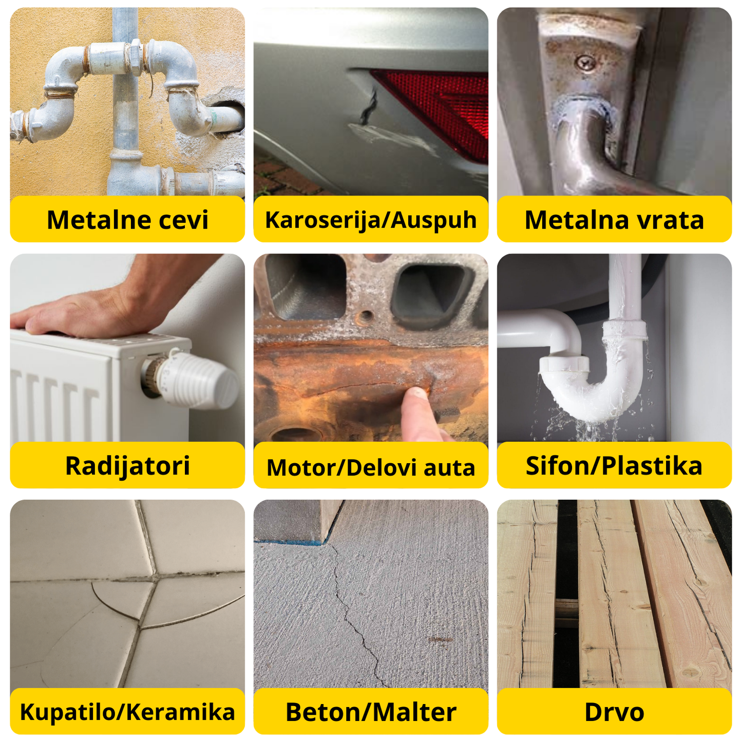 AB pasta za hladno zavarivanje