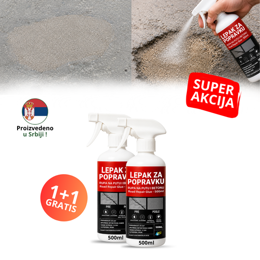 FixStrong - Lepak za popravku rupa na putu i betonu - 1+1 Gratis