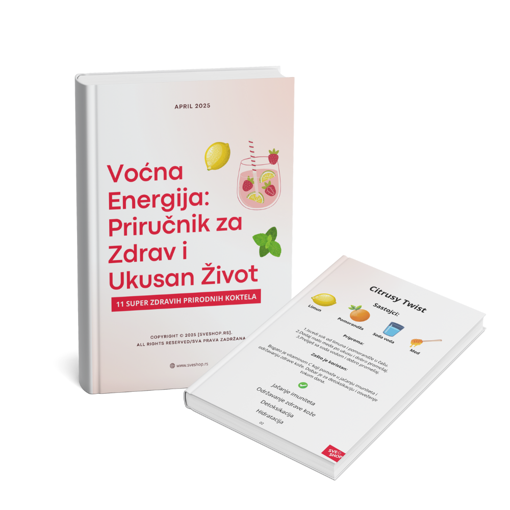 Koktel majstor sokovnik + poklon Recepti za 11 super zdravih prirodnih koktela